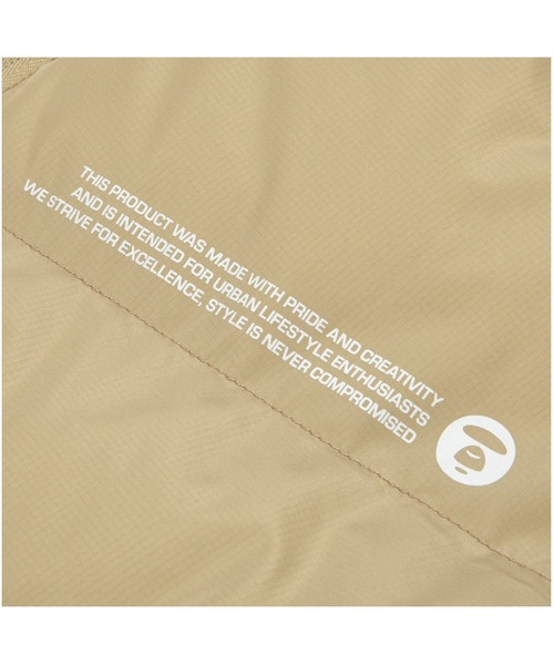 「AAPE BY A BATHING APE」 中綿ブルゾン X-LARGE グレー系その他5 メンズ_画像7