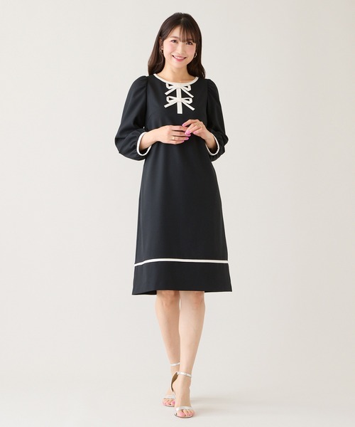 Rose Tiara ローズティアラ パーティードレス 濃紺 上品レース Rose Tiara（ローズティアラ） パーティードレス ワンピース 入学式