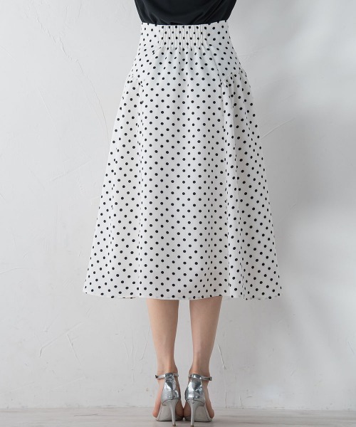 「QUEENS COURT」 フレアスカート M ブラック系その他 レディース_画像4