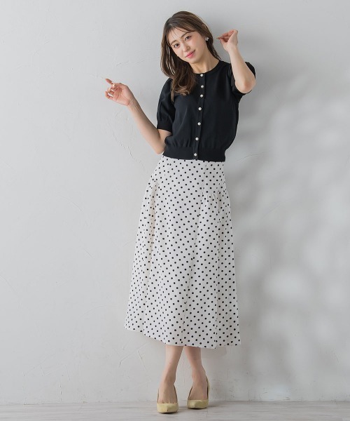 「QUEENS COURT」 フレアスカート M ブラック系その他 レディース_画像9