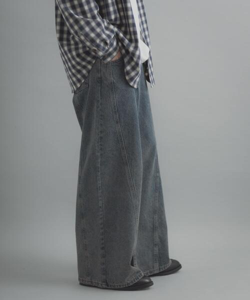 SENSE OF PLACE by URBAN RESEARCH ワイドパンツ ジーンズ 「ユニ