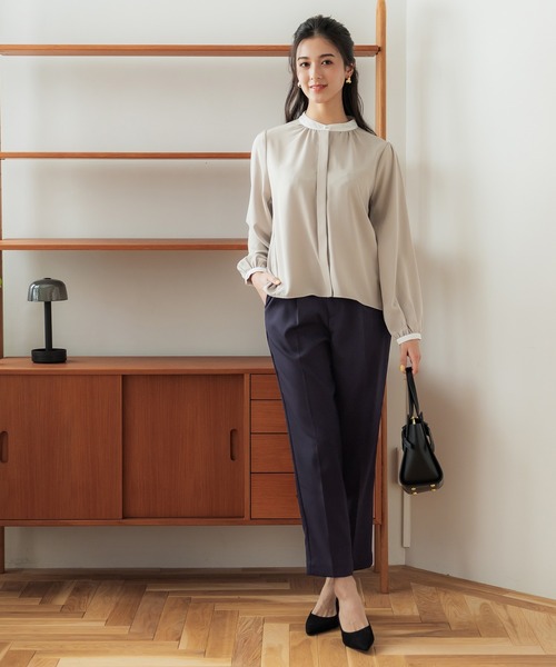 「coca（coca）」 スラックス M ネイビー レディース_画像7