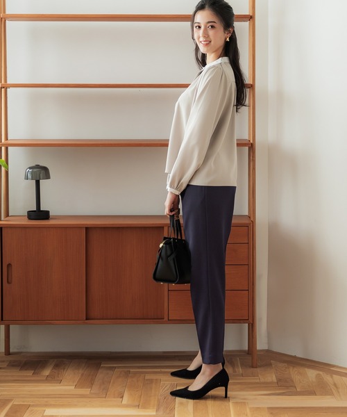 「coca（coca）」 スラックス M ネイビー レディース_画像9