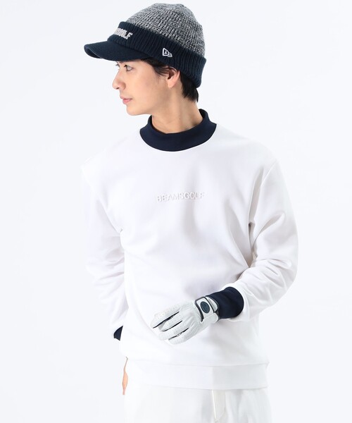 「BEAMS GOLF」 スウェットカットソー S ホワイト メンズ