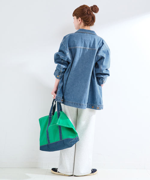 デニムジャケット gジャン ウォッシャブル / DU JOUR / デュ ジュール RIDING JEAN JACKET 2 レディースの画像