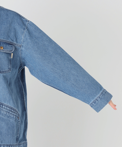 デニムジャケット gジャン ウォッシャブル / DU JOUR / デュ ジュール RIDING JEAN JACKET 2 レディースの画像