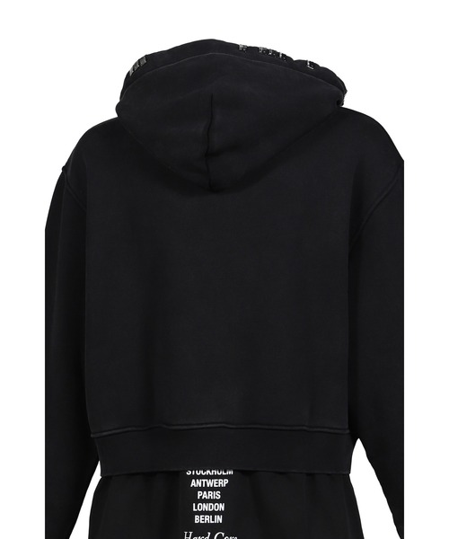 ALICE HOLLYWOOD パーカー CO-TOUR LAYERED SWEATSHIRT メンズ