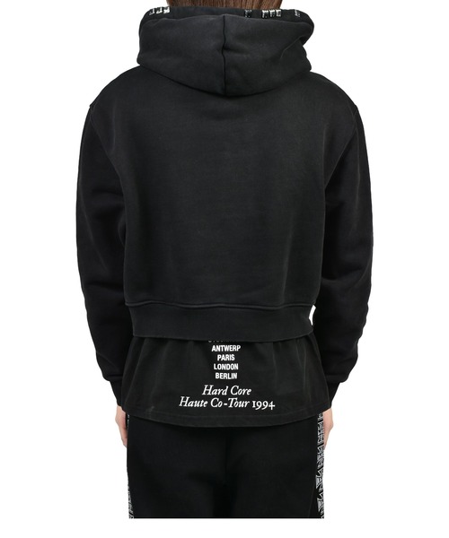 ALICE HOLLYWOOD パーカー CO-TOUR LAYERED SWEATSHIRT メンズ