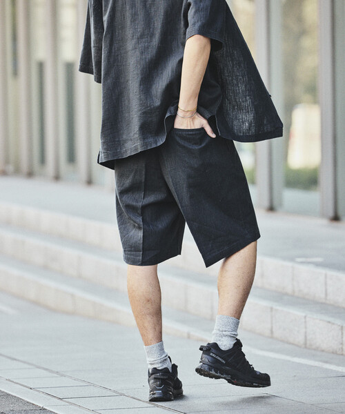 FREAK'S STORE（フリークスストア） パンツ LINEN COTTON EASY SHORT