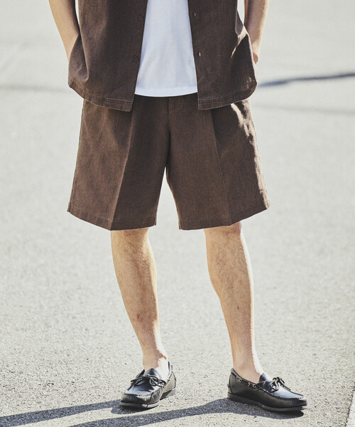 FREAK'S STORE（フリークスストア） パンツ LINEN COTTON EASY SHORT