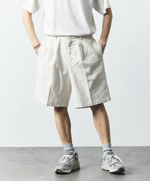 FREAK'S STORE（フリークスストア） パンツ LINEN COTTON EASY SHORT