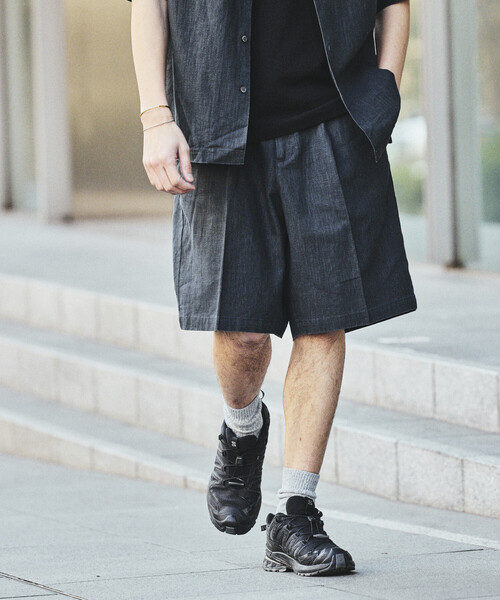 FREAK'S STORE（フリークスストア） パンツ LINEN COTTON EASY SHORT