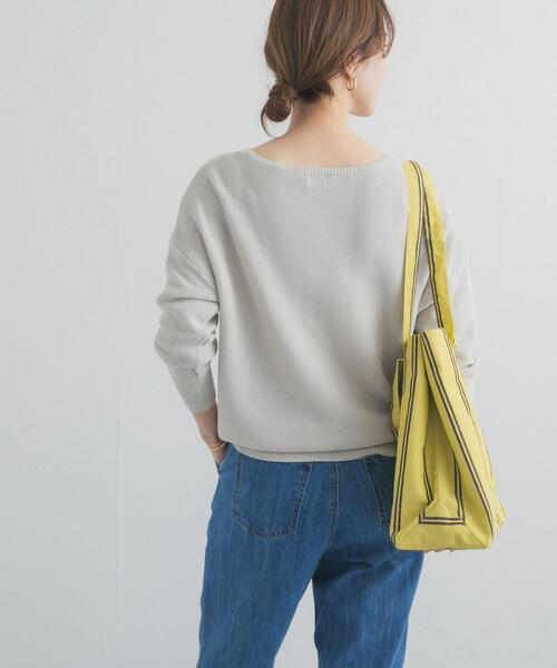PAN コットンボートネックニット URBAN RESEARCH DOORS（アーバンリサーチドアーズ） ニット セーター