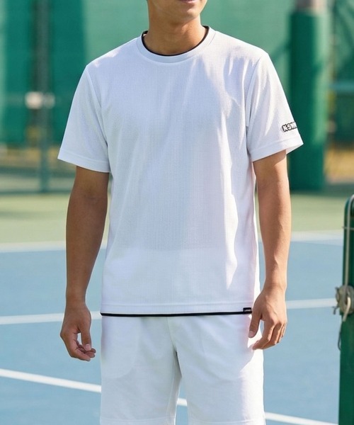 K-SWISS（ケースイス） tシャツ 「K-SWISS/ケースイス」ドライワッフル