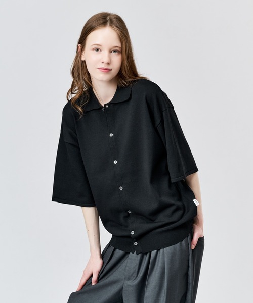 シャツ HIGH GAUGE S/S KNIT SHIRT / ハイゲージS/Sニットシャツ メンズ レディースの画像