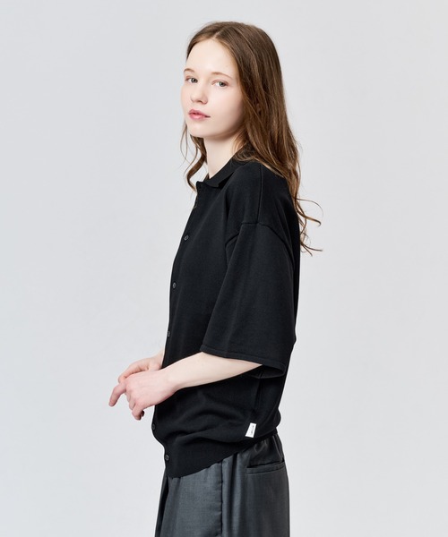 シャツ HIGH GAUGE S/S KNIT SHIRT / ハイゲージS/Sニットシャツ メンズ レディースの画像