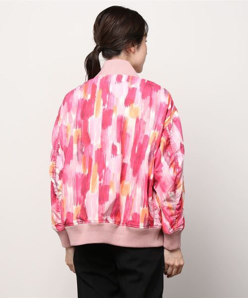 「mmts」 ブルゾン MEDIUM レッド レディース_画像3