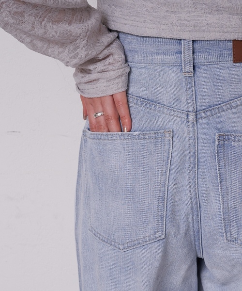 「Chico」 デニムパンツ 1 スカイブルー レディース_画像7