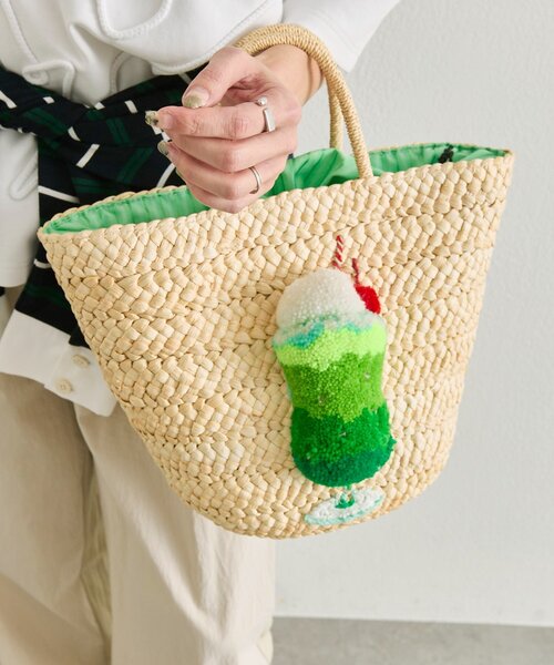 最終値下げ　超美品　ear キャラカゴバッグ ear PAPILLONNER（イア パピヨネ） かごバッグ カゴバッグ