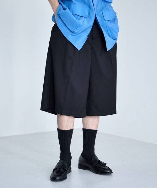 GARETH PUGH スラックスハーフパンツ RAGEBLUE（レイジブルー） スラックス TR Buggy Half Pants / バギー