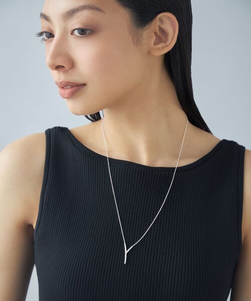 ネックレス 「ステートメント」 ネックレス ジルコニア レディースの画像