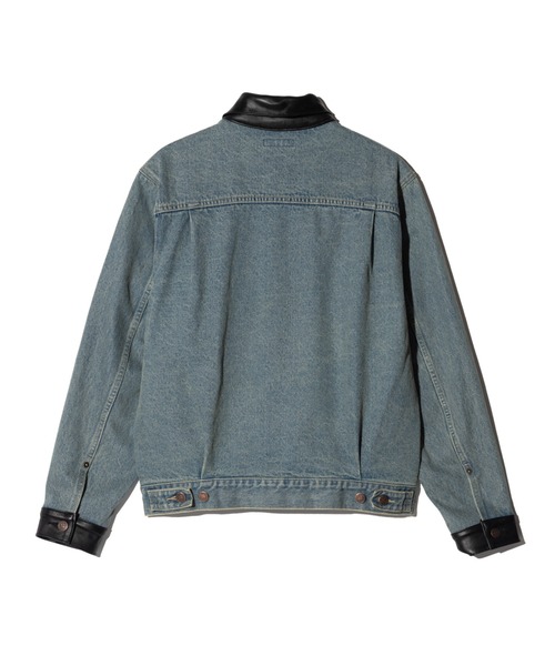 glamb（グラム） デニムジャケット gジャン Leather Combination Denim