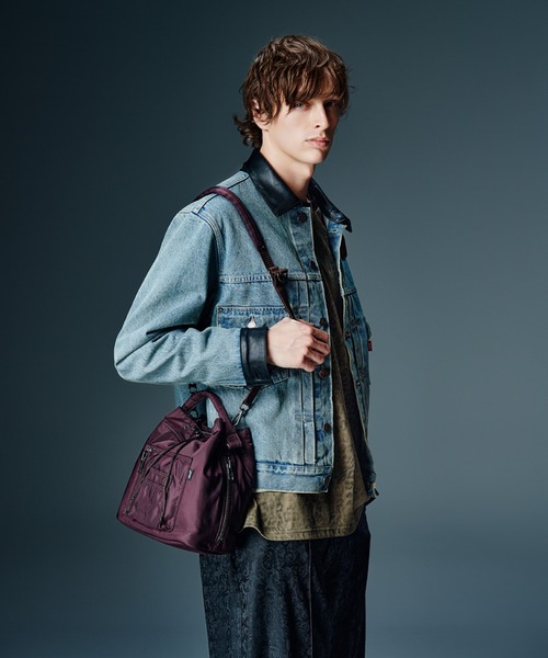 glamb（グラム） デニムジャケット gジャン Leather Combination Denim