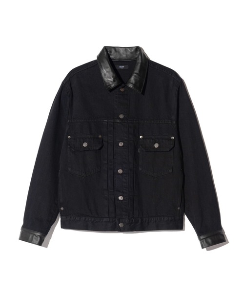 glamb グラム ベイリー デニム ジャケット サイズ2 glamb（グラム） デニムジャケット gジャン Leather Combination Denim