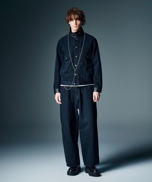 glamb（グラム） デニムジャケット gジャン Leather Combination Denim
