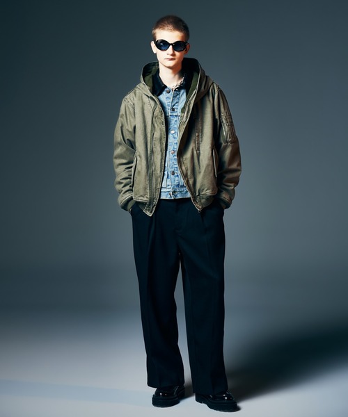 glamb（グラム） デニムジャケット gジャン Leather Combination Denim