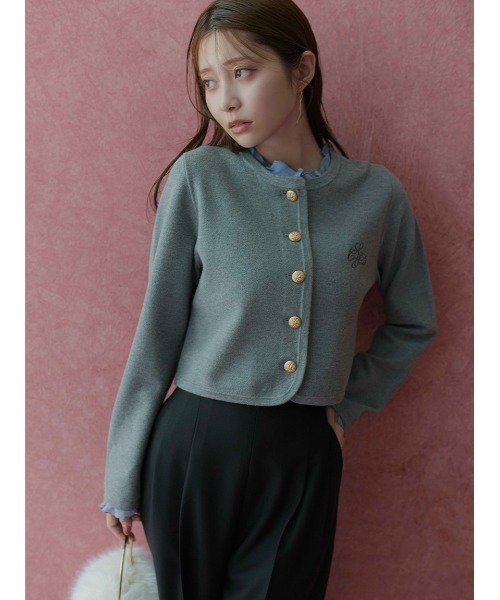 CELFORD ニット カーディガン CELFORD（セルフォード） ニットカーディガン ONE SIZE イエロー