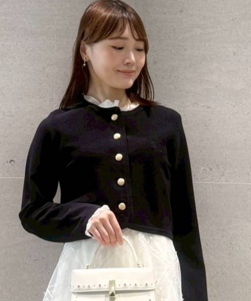 CELFORD（セルフォード） ニットカーディガン ONE SIZE イエロー