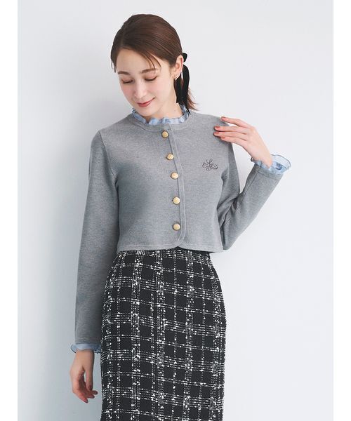 CELFORD（セルフォード） ニットカーディガン ONE SIZE イエロー