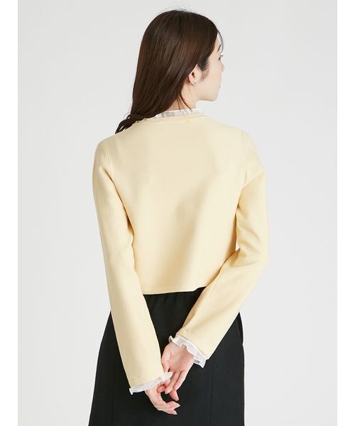CELFORD（セルフォード） ニットカーディガン ONE SIZE イエロー