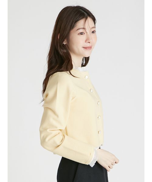 CELFORD（セルフォード） ニットカーディガン ONE SIZE イエロー
