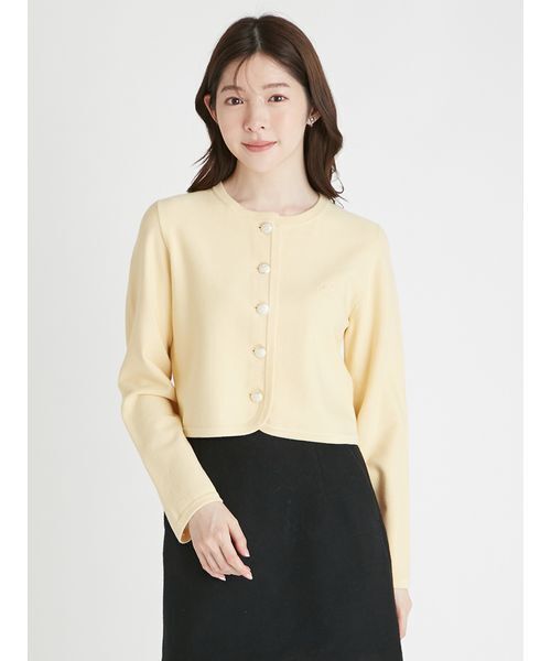 CELFORD（セルフォード） ニットカーディガン ONE SIZE イエロー
