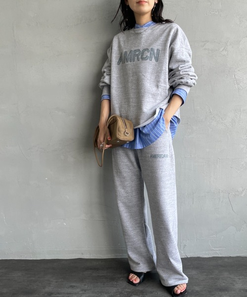 AMERICANA アメリカーナ　スエット　グレー AMERICANA（アメリカーナ） スウェットパンツ ONE SIZE 杢グレー