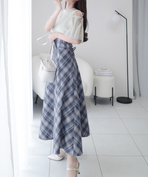 「mily bilet」 半袖ワンピース LARGE アイボリー レディース_画像3