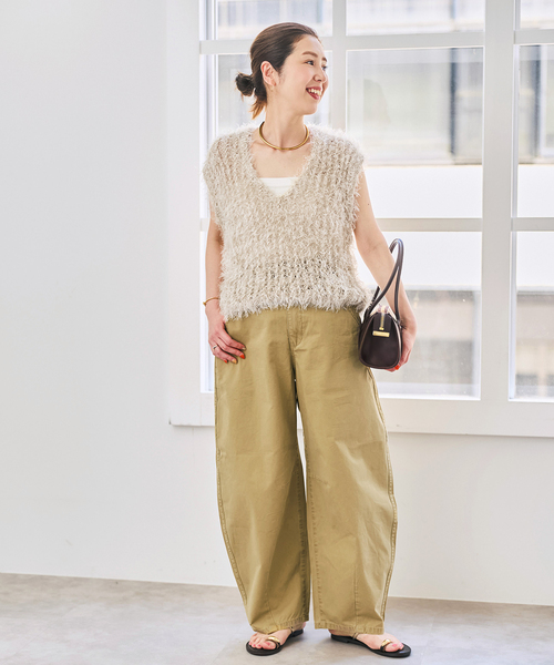 Spick＆Span（スピック アンド スパン） ベスト ジレ フェザーヤーン