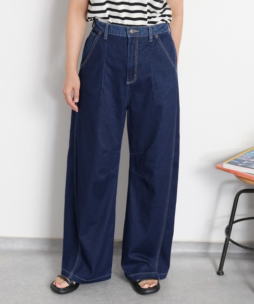 cepo（セポ） ワイドパンツ ジーンズ デニム デニムパンツ 気軽に履け