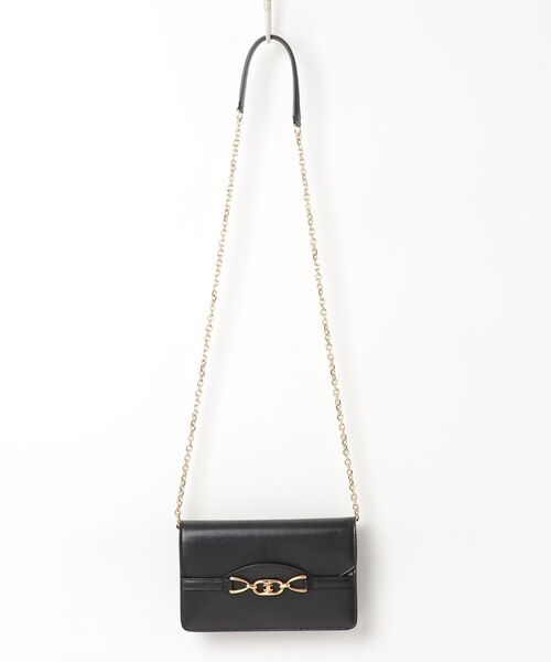 CELINE トリオンフ チェーンショルダーバッグ CELINE（セリーヌ） トリオンフ チェーン ショルダーバッグ - ブラック