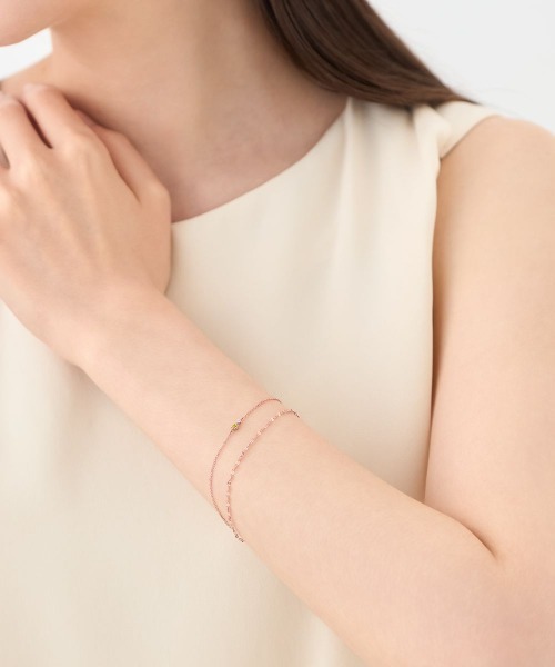 〔ブレスレット〕ペリドット×シルバー 4℃（ヨンドシー） ブレスレット 「8月誕生石」シルバー ペリドット