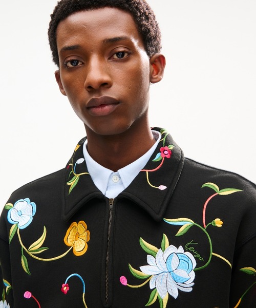KENZO（ケンゾー） トレーナー スウェット KENZO WILDFLOWER HALF ZIP