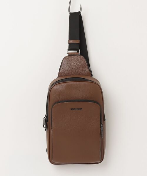 COACH（コーチ） ショルダーバッグ - ブラウン メンズ : ZOZOTOWN
