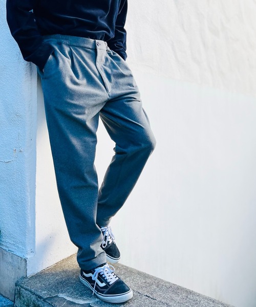 「MR.OLIVE」 イージーパンツ MEDIUM ネイビー メンズ_画像2