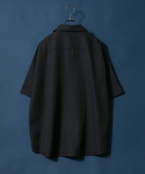 ANPAS シャツ Twill Fabric Oversize Open Collar Shirt/ANPAS