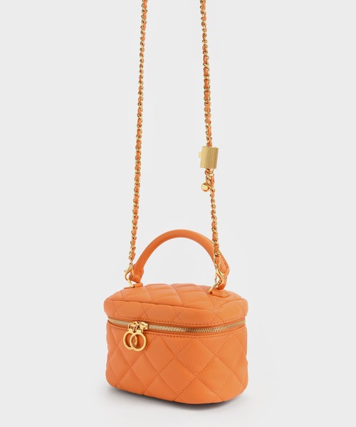 Charles&Keith 2way mini bag ショルダーバッグ＊ミニ CHARLES & KEITH ミニハンドバッグ ショルダーバッグ 2WAY