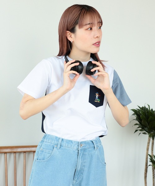 BEAMS HEART tシャツ 「ユニセックス」ゴルフ ベアー ポケットT