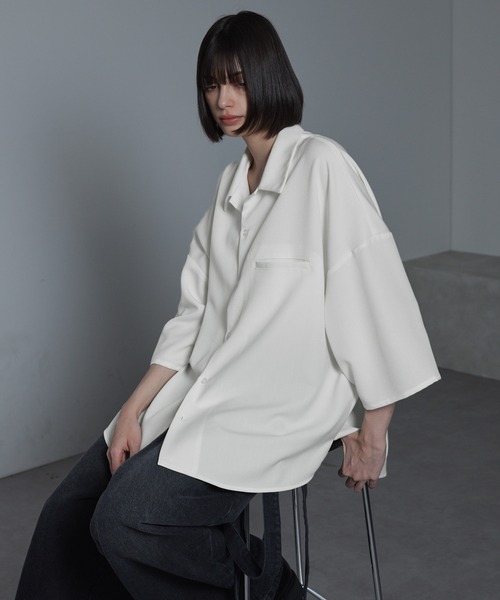 るる 2点セット 6/24 Tシャツ サイズ1 グレー、ホワイト 高身長 綿混ONにもOFFにも使えるキレイ見えTシャツ （トール