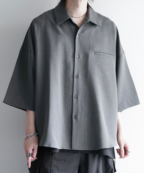 cussil（クシル） シャツ 半袖 「cussil/クシル」TRストレッチルーズ